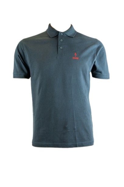 Grey Short Sleeve Polo T-shirt 1948
